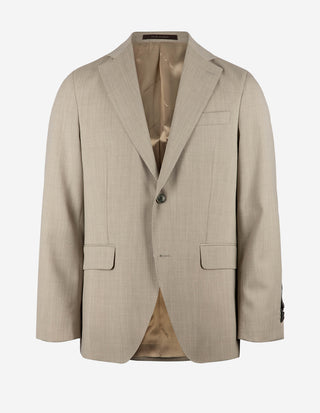 Fogerty Kavaj Strukturerad Ull Beige