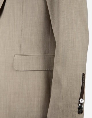 Fogerty Kavaj Strukturerad Ull Beige
