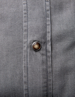 Jeansskjorta Western Grå