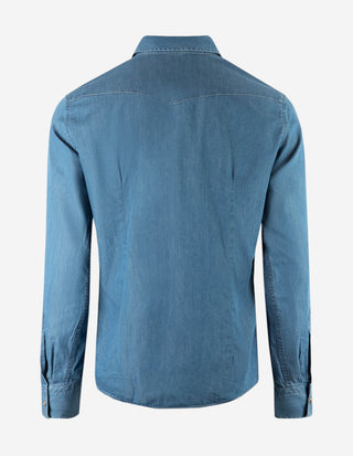 Jeansskjorta Western Blå
