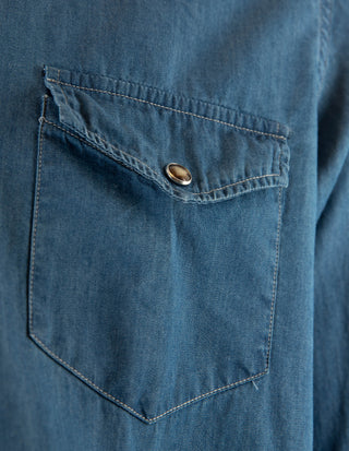 Jeansskjorta Western Blå