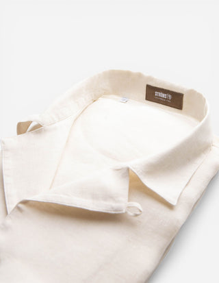 Resort Skjorta Linne Beige