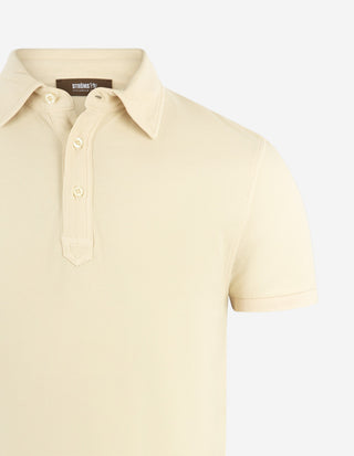 Pikétröja Bomull Ljusbeige