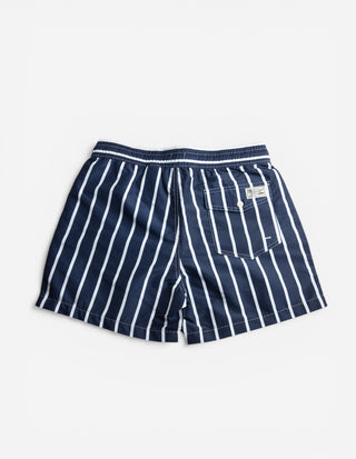 Traveler Badshorts Randiga Navy/Vit
