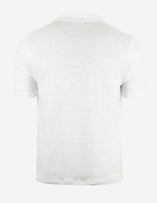 Pikétröja Casual Fit Linne Vit