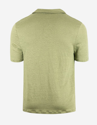 Pikétröja Casual Fit Linne Grön
