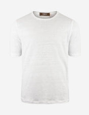 T-shirt Casual Fit Linne Vit