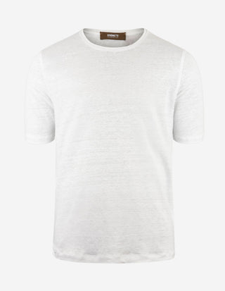 T-shirt Casual Fit Linne Vit