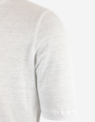 T-shirt Casual Fit Linne Vit