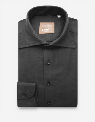 Sartorial Shirt Denim Tvättad Svart