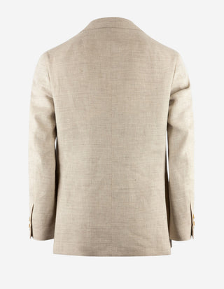 Aida Kavaj Linne Fiskbensmönster Beige