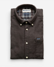 Buckley Tailored Herringbone Skjorta Brun Fiskben