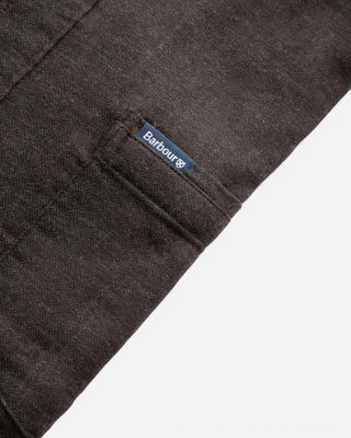 Buckley Tailored Herringbone Skjorta Brun Fiskben