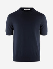 T-Shirt Stickad Navy