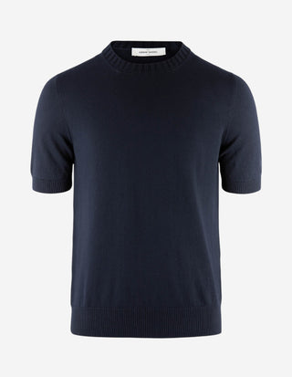 T-Shirt Stickad Navy