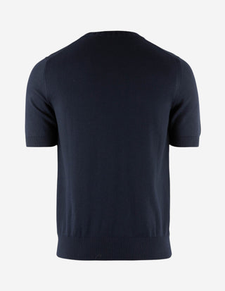 T-Shirt Stickad Navy