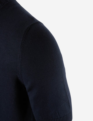 T-Shirt Stickad Navy
