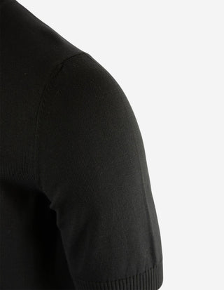 T-Shirt Stickad Svart