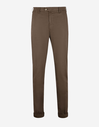 New York Chinos Mörkbrun