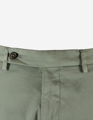 Chinos Ströms Bomull Siden Stretch Grön