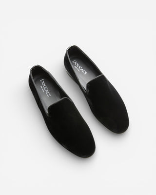 Loafer Sammet Svart