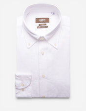 Slim Fit XLÄ Skjorta Button Down Linne Vit