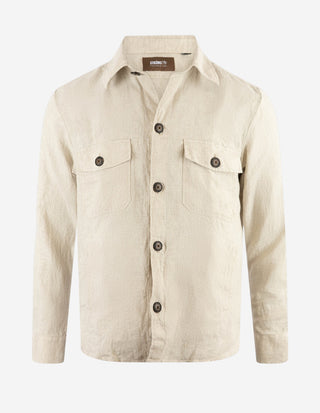 Firenze Overshirt Linne Beige