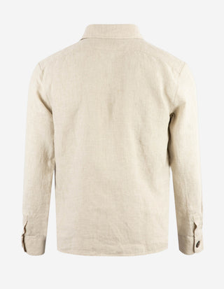 Firenze Overshirt Linne Beige