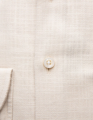 Sartorial Shirt Slub Cotton Beige