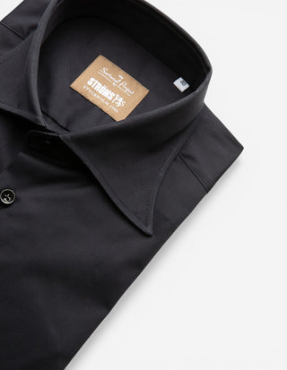 Sartorial Shirt Lättviktsbomull Marinblå
