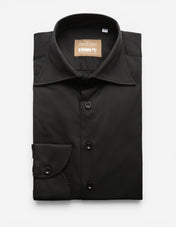 Sartorial Shirt Lättviktsbomull Svart