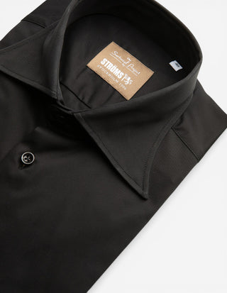Sartorial Shirt Lättviktsbomull Svart