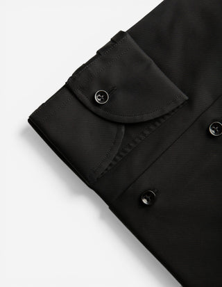 Sartorial Shirt Lättviktsbomull Svart