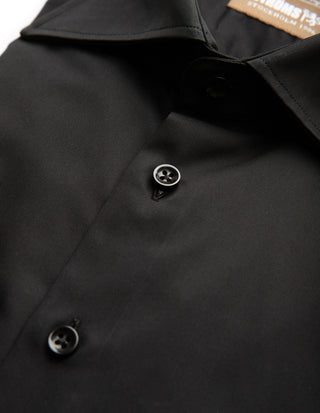 Sartorial Shirt Lättviktsbomull Svart
