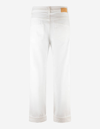 Rodolfo Jeans Selvedge Tvättad Benvit