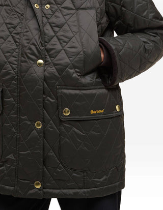 Modern Beadnell Quiltad Jacka Mörkgrön