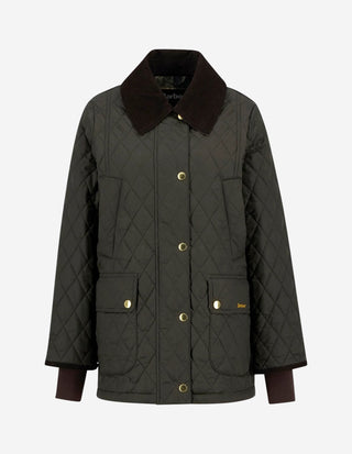Modern Beadnell Quiltad Jacka Mörkgrön