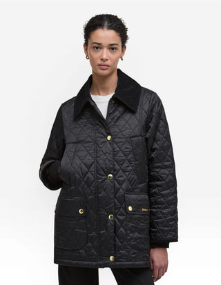 Modern Beadnell Quiltad Jacka Svart