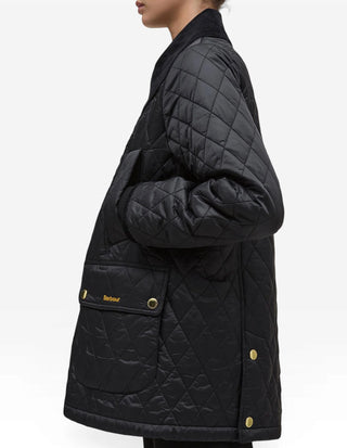 Modern Beadnell Quiltad Jacka Svart