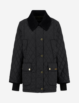 Modern Beadnell Quiltad Jacka Svart