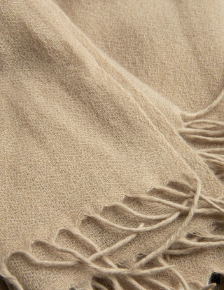 Cashmere Scarf Beige One Size