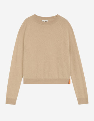 Feddy Tröja Cashmere Ljusbeige