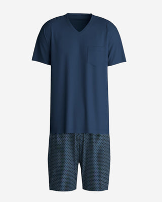 Pyjamas Relax Superlight Blå Mönstrad