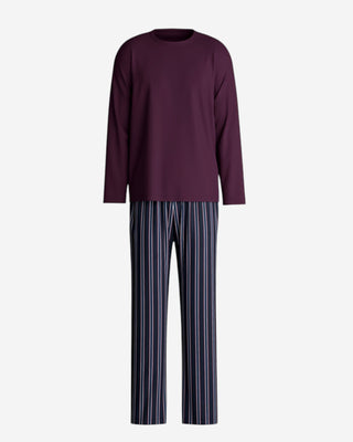 Pyjamas Relax Streamline Vinröd Randig
