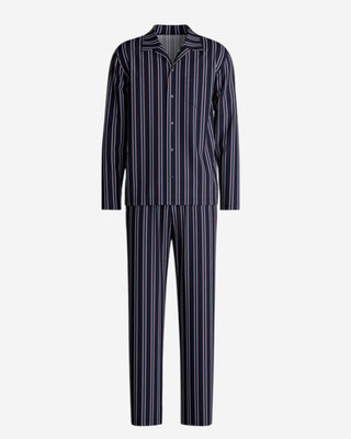 Pyjamas Relax Streamline Blå/Vinröd Randig