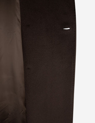 Oversized Kappa Mörkbrun