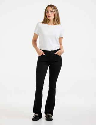 Bootcut Jeans Svart