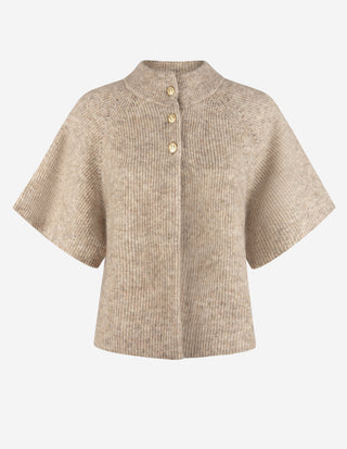 Vilanie Cardigan Ull Beige