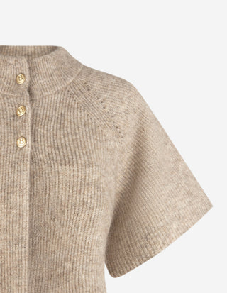 Vilanie Cardigan Ull Beige