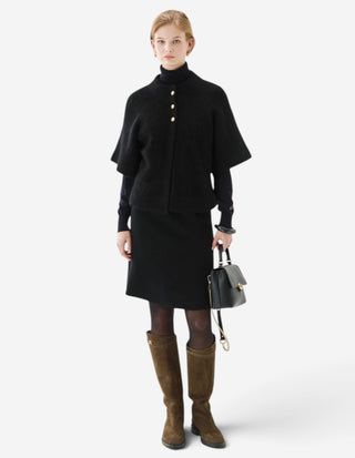 Vilanie Cardigan Ull Svart